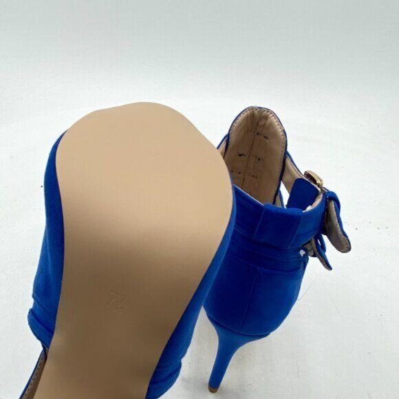 XYD Women Peep Toe Ankle Bootie High Heels Buckled Double Straps Cutout Fashion - Picture 5 of 7